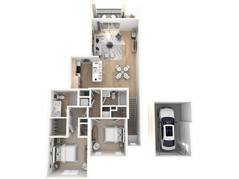 2 bedroom with garage at Altis Santa Barbara, Florida, 34104